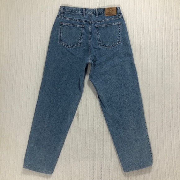 Eddie Bauer Denim Jeans Womens Size 16 Loose Fit High Rise Vintage Blue - Picture 5 of 7